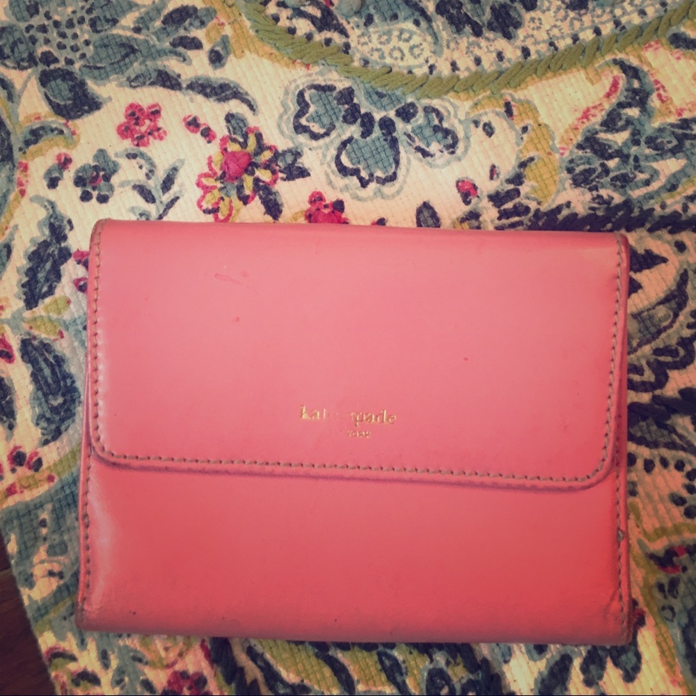 Pink & Green Kate Spade Wallet